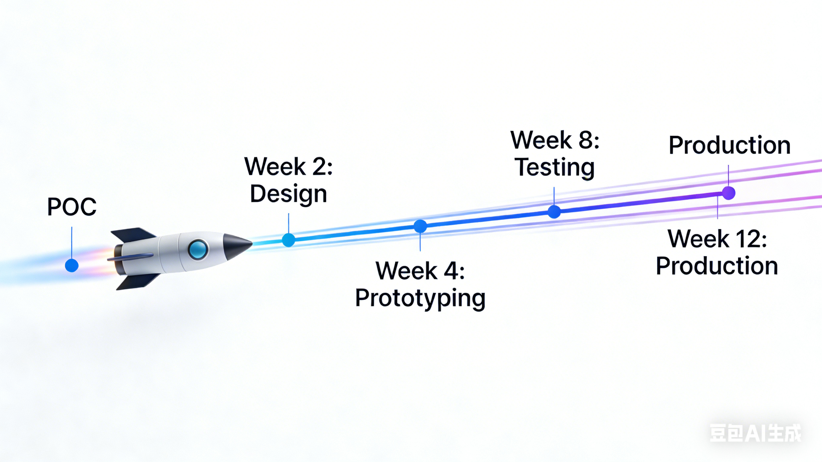 8-12 周快速部署能力